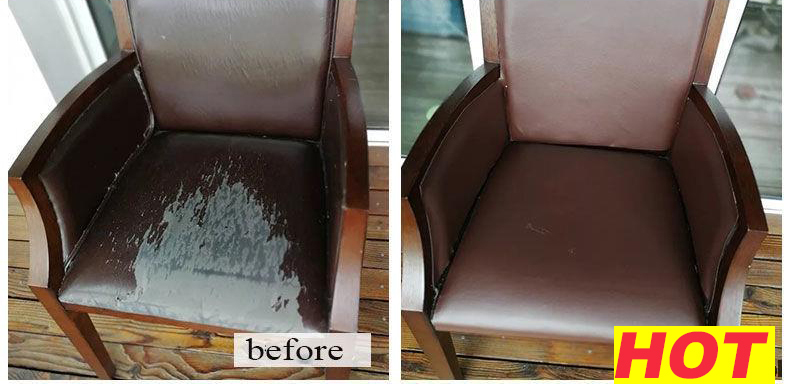 قبل وبعد استخدام قطع الجلد الاصق