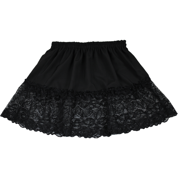 تنورة دانتيل سوداء