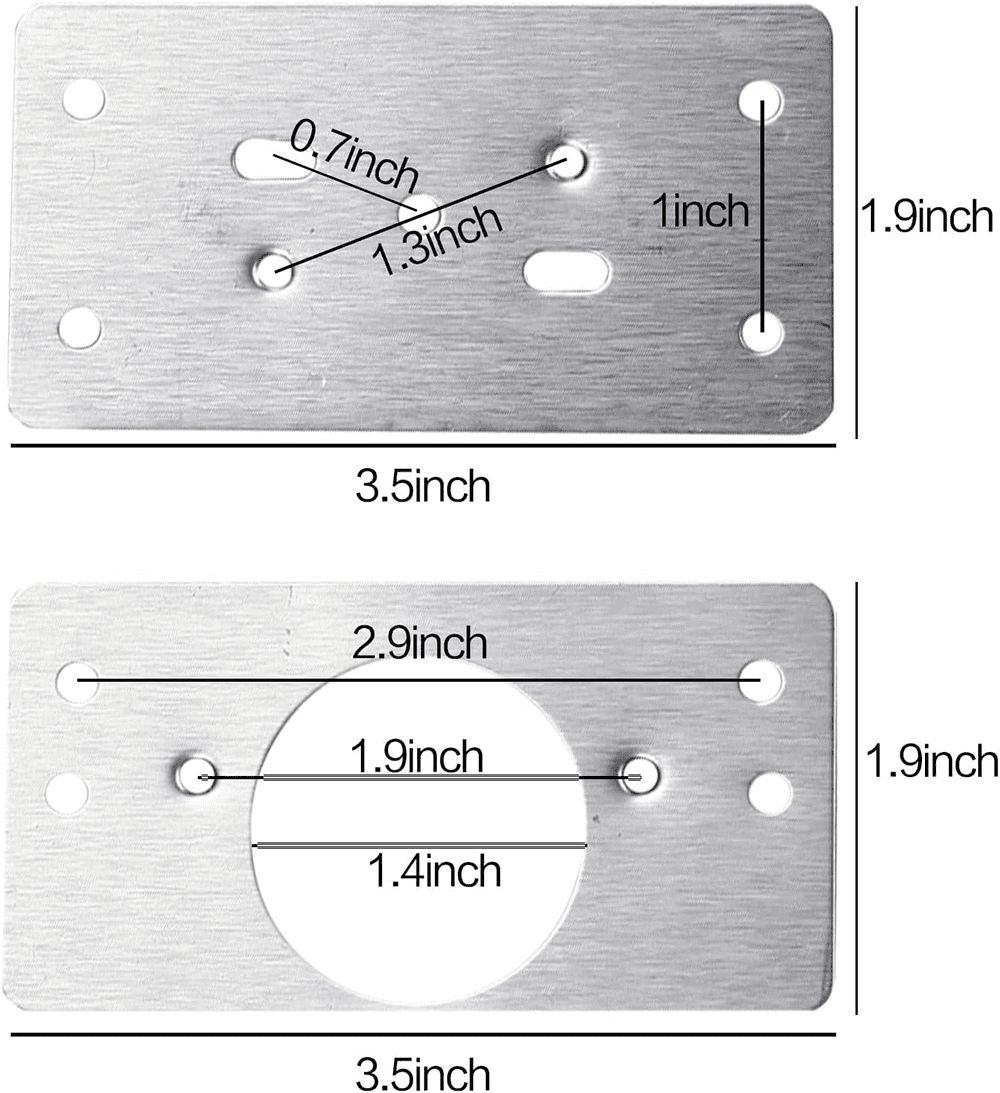 مقاس المفصلات